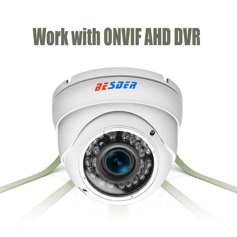 Besder DC12V 960 P Sony imx225 AHD зум 2.8 мм 12 Камера видео с переменным фокусным