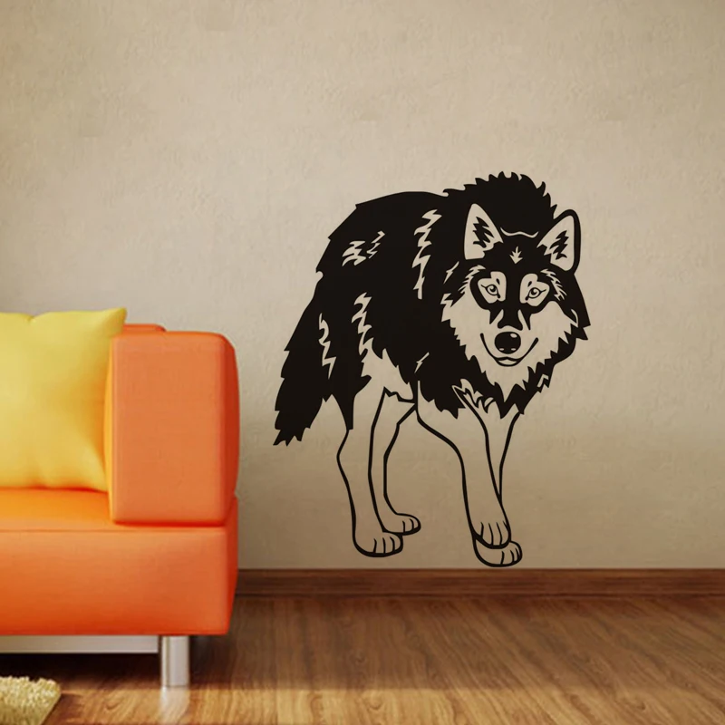 Animals Decoration Stickers Wolf Wall Stickers For Kids Vinyl Removable