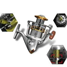 1 шт. Moulinet Катушка для спиннинга Рыболовные катушки для карпа односторонний клатч Рыболовная катушка 1000-10000размер 12+ 1BB металлическая троллинговая катушка