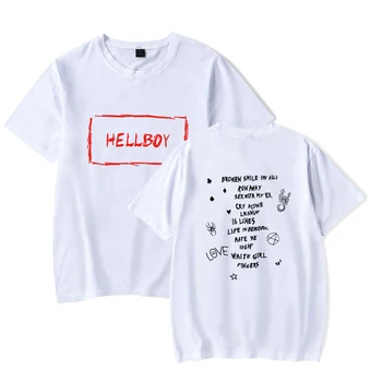 New T-Shirt Lil Peep Print Men Leisure Short Sleeve tshirt Soft Cotton Hip Hop Streetwear Boy/Girl Lil Peep Rap Fans Clothes 3