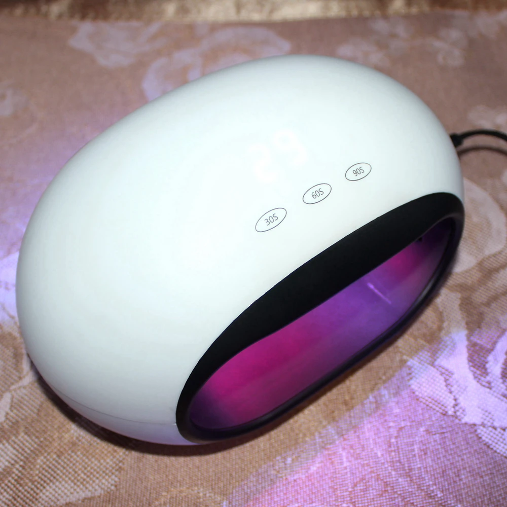 

SUN8 36W UV LED Nail lamp 18 LEDs for All Gels with 30s/60s/90s touch button Perfect time display Fashion Nail dryer
