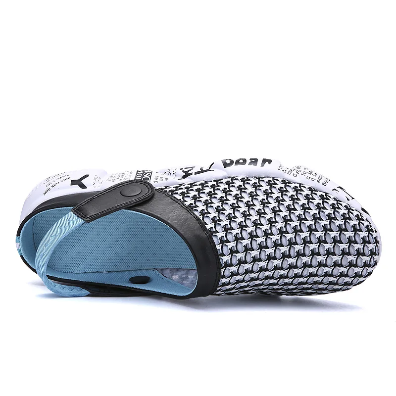 Macvise New 2019 Men Summer Shoes Slip-on Croc Clogs Water Sandals Breathable&light Casual Slippers