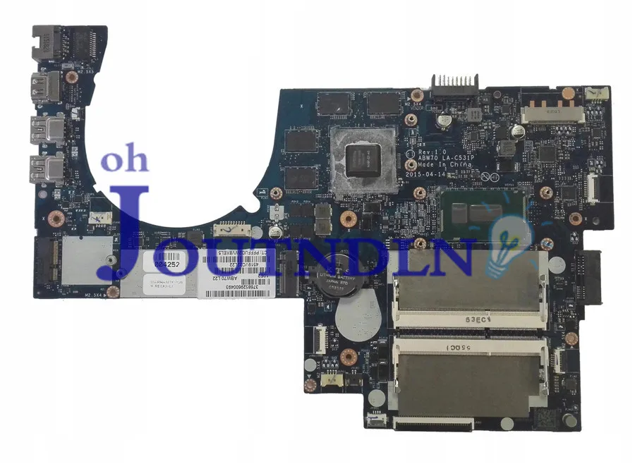 Joutndln для hp Envy M7-N M7 серийная материнская плата для ноутбука 813682-601 813682-501 813682-001 аккумулятор большой емкости ABW70 LA-C531P I7-5500U gtx950m 4G