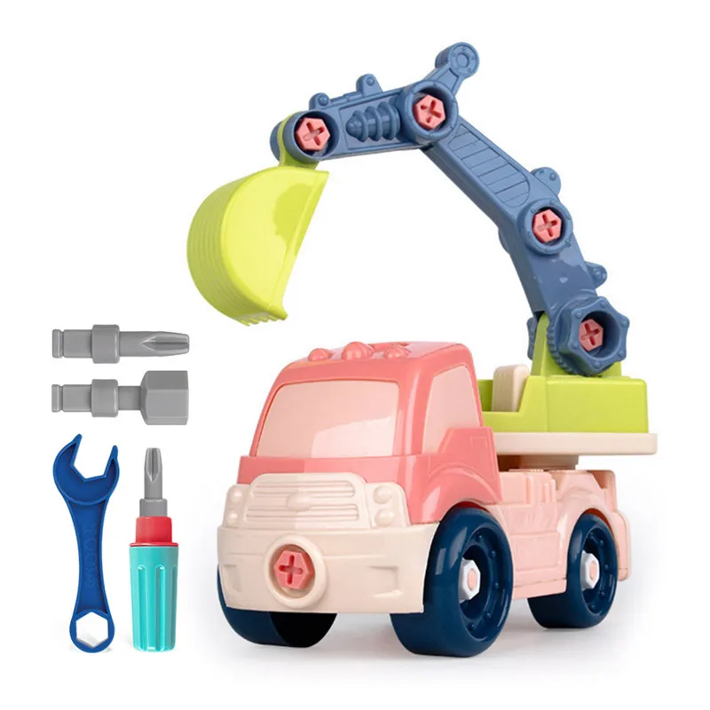 Children's Assembled Car Toy Construction Vehicle Kids DIY Assemble Car Educational Toys for Children Children's Assembled Car Toy Construction Vehicle Kids DIY Assemble Car Educational Toys for Children