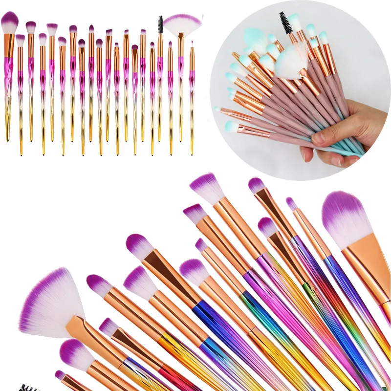 

SinSo Unicorn Makeup Brushes Set 10-20pcs Make up Brushes Tools Foundation Powder Blush Eyeshadow Eyebrow Cosmetics Brush Kit