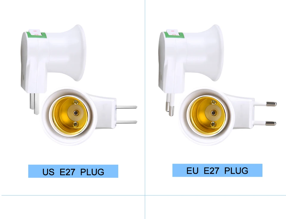 EeeToo патрон лампы Основы Конвертер Разъем E27 для Светодиодный фонарь, адаптер E14 к E27 E14 к B22 противопожарные тканевый светильник основание G9