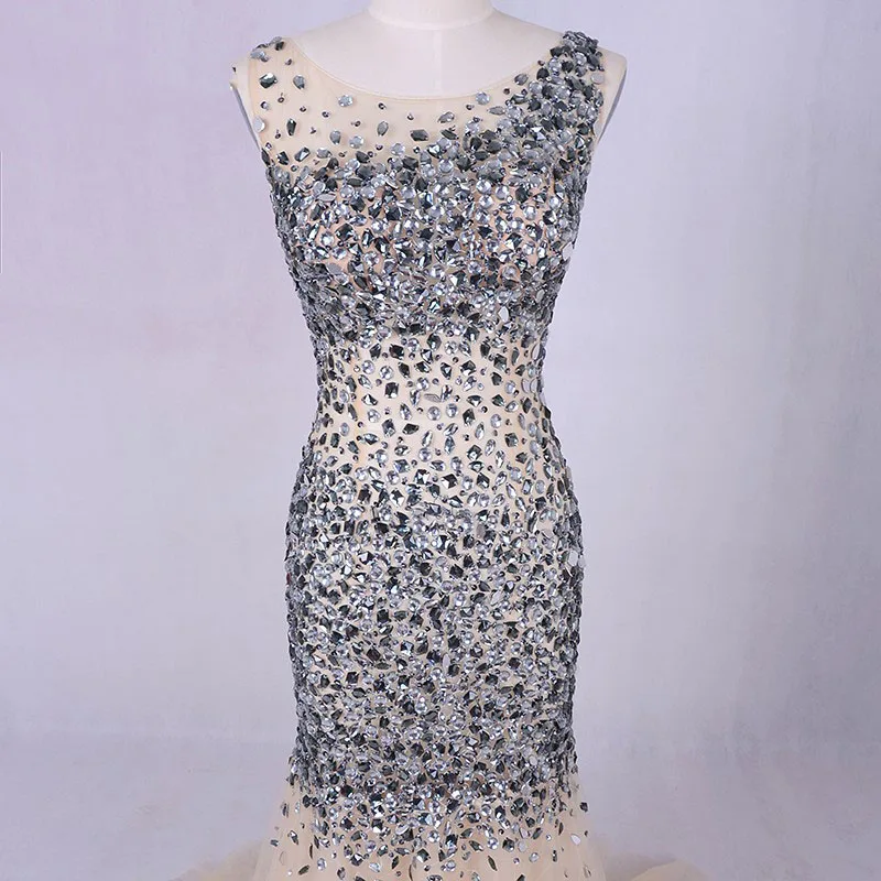 LORIE-Luxury-Evening-Dresses-for-Women-Bling-Bling-Elegant-Prom-Gown-O-Neck-Beading-Rhinestones-Mermaid (1)
