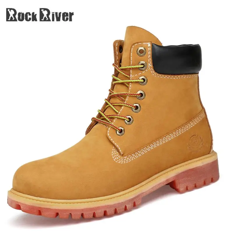 

Unisex 2018 Genuine Leather Boots Men Waterproof Warm Fur Men Winter Boots Autumn High Quality Dr Martins Boots Plus Size36-47