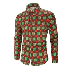 Мужская рубашка гавайская Мужская рубашка в стиле кэжуал подходит для летних рубашек с узором мужские рубашки больших размеров