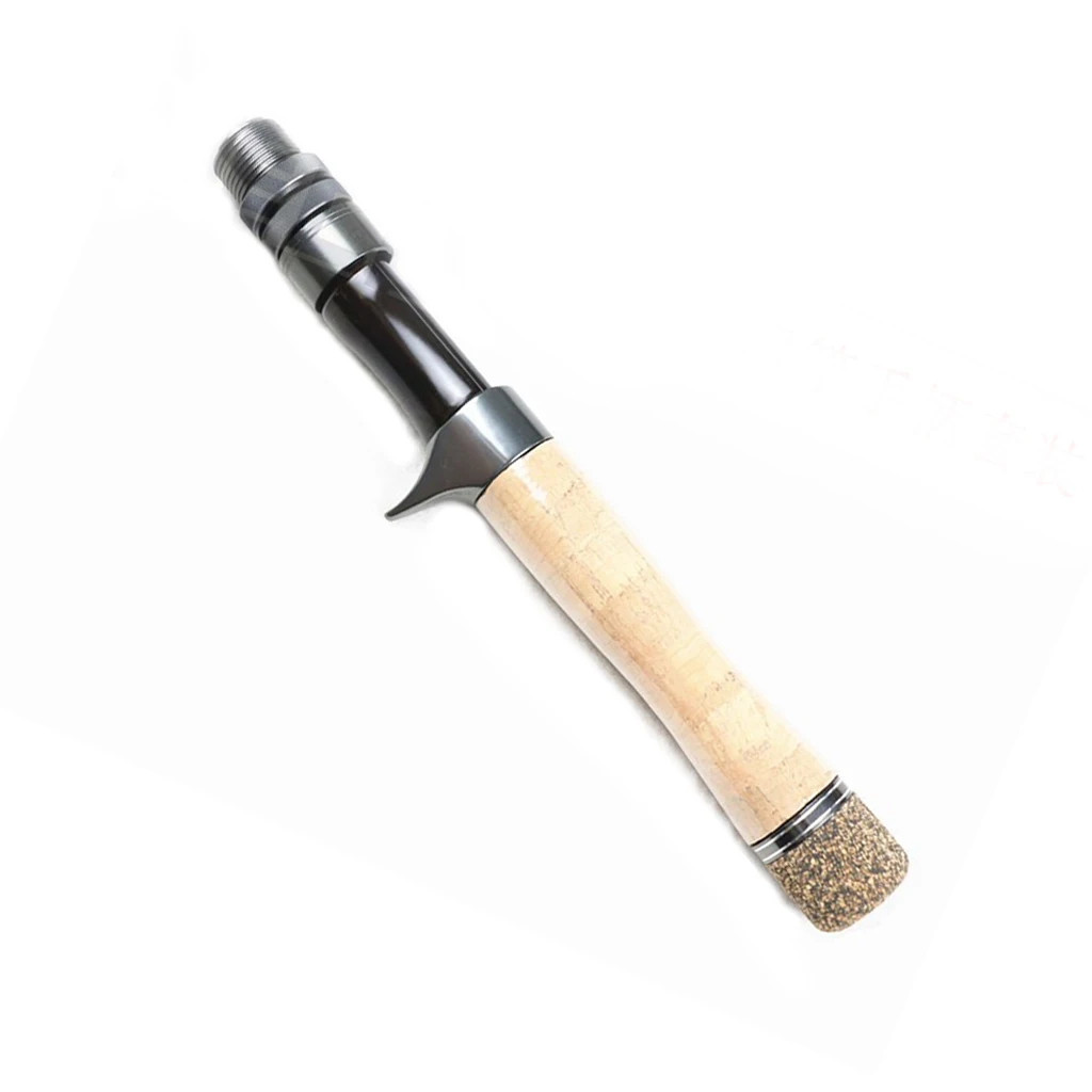 Fishing Pole Repair Composite Cork Wood Handle With Casting Reel Seat Set Grip Spinning Handle Fishing Tackle Accessories