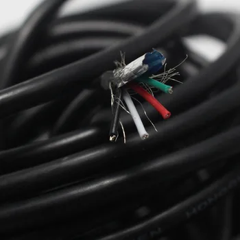 

10 metre 4P Cable for DIY USB Connector RVVP4*0.15mm2 Double Shielded Wire Data extension Line Charging Cable