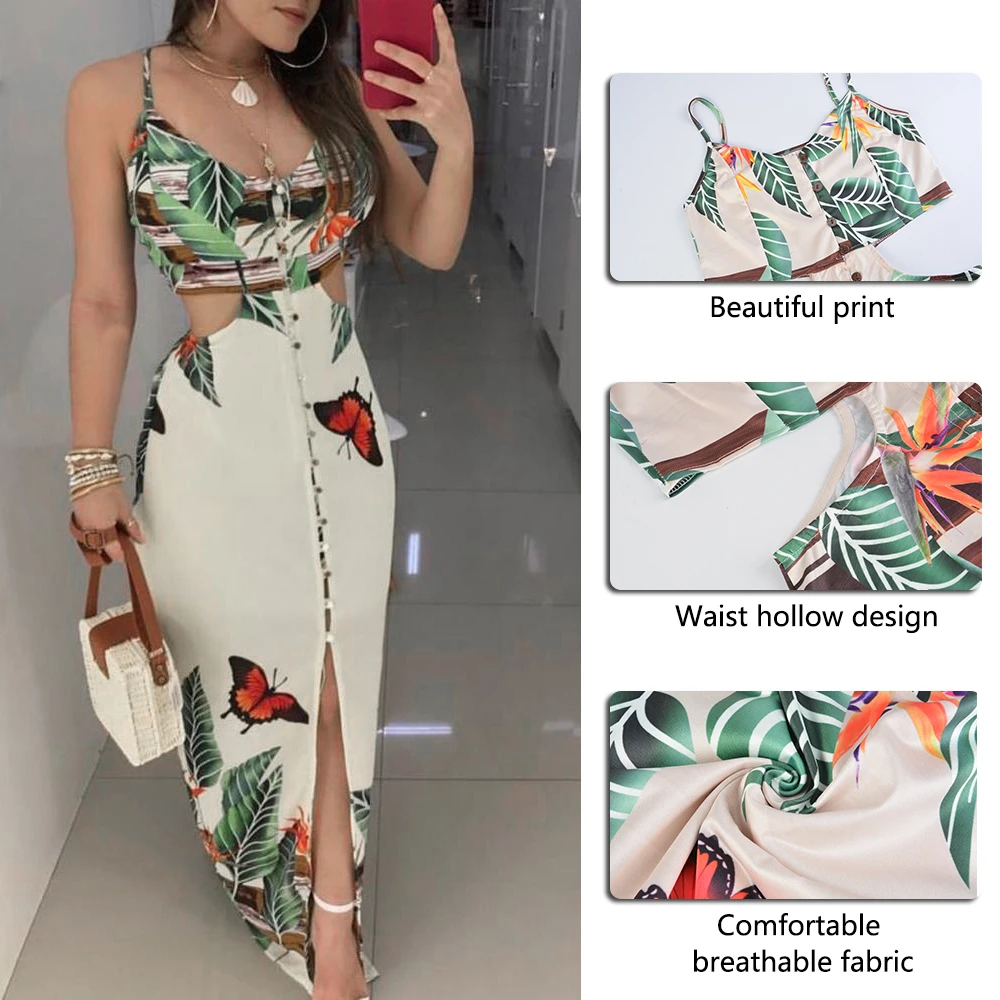 Luxury Sex Ruffles Striped Dress Women Long Sleeve V Neck Summer Dress Loose Beach Dresses Fashion Slim Drawstring Casual Dress