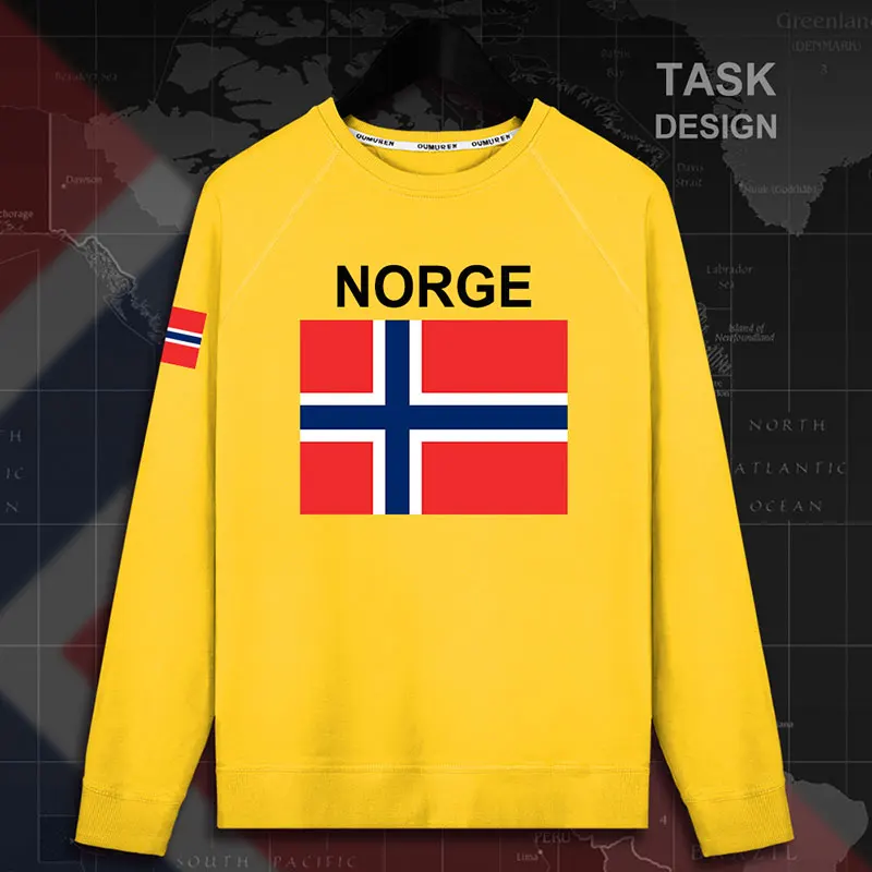 Norway Norge NOR Nordmann NO мужские толстовки с капюшоном, пуловеры, мужские толстовки, тонкая новая уличная одежда в стиле хип-хоп, новинка 02 - Цвет: roundneck-daisy