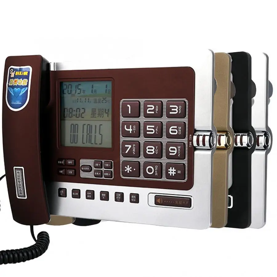 G026 простой стиль стационарный телефон стационарный Настольный телефон для домашний рабочий стол музыка Оценка FSK/DTMF система