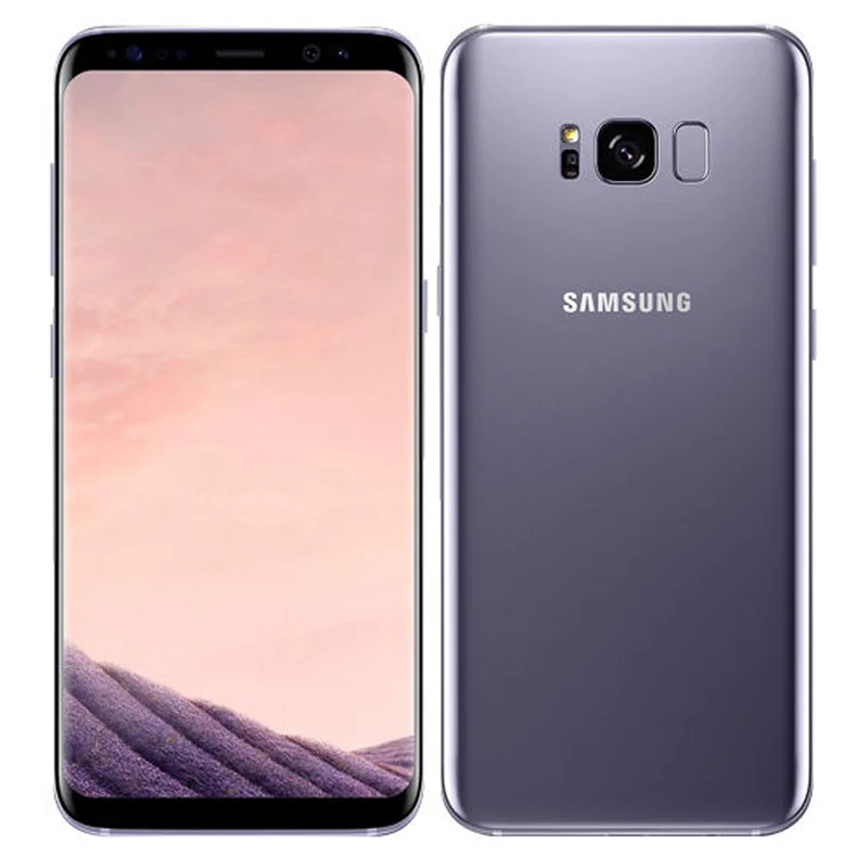 Мобильный телефон samsung Galaxy S8 4G LTE, четыре ядра, 4 Гб ОЗУ, 64 Гб ПЗУ, 5,8 дюймов, 12 МП, смартфон с отпечатком пальца - Цвет: Orchid gray