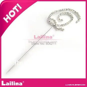 

Rhinestone/Metal/Crystal cake topper