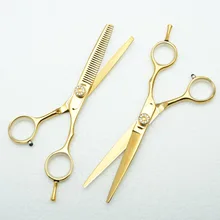 5,5 ''индивидуальный логотип 440C 62HRC профессиональные человеческие волосы Парикмахерские ножницы для резки филировочные ножницы C1020