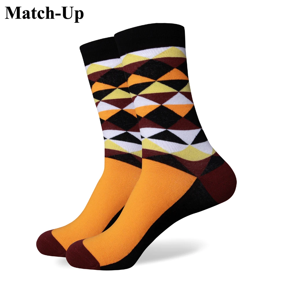 

Match-Up men colorful combed cotton socks 253