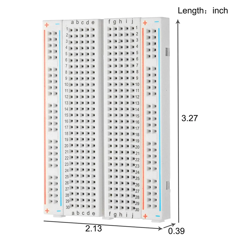 Мини макетная плата 400 отверстий без пайки печатная плата мини Универсальная Тестовая печатная плата DIY хлебная плата печатная плата для arduino