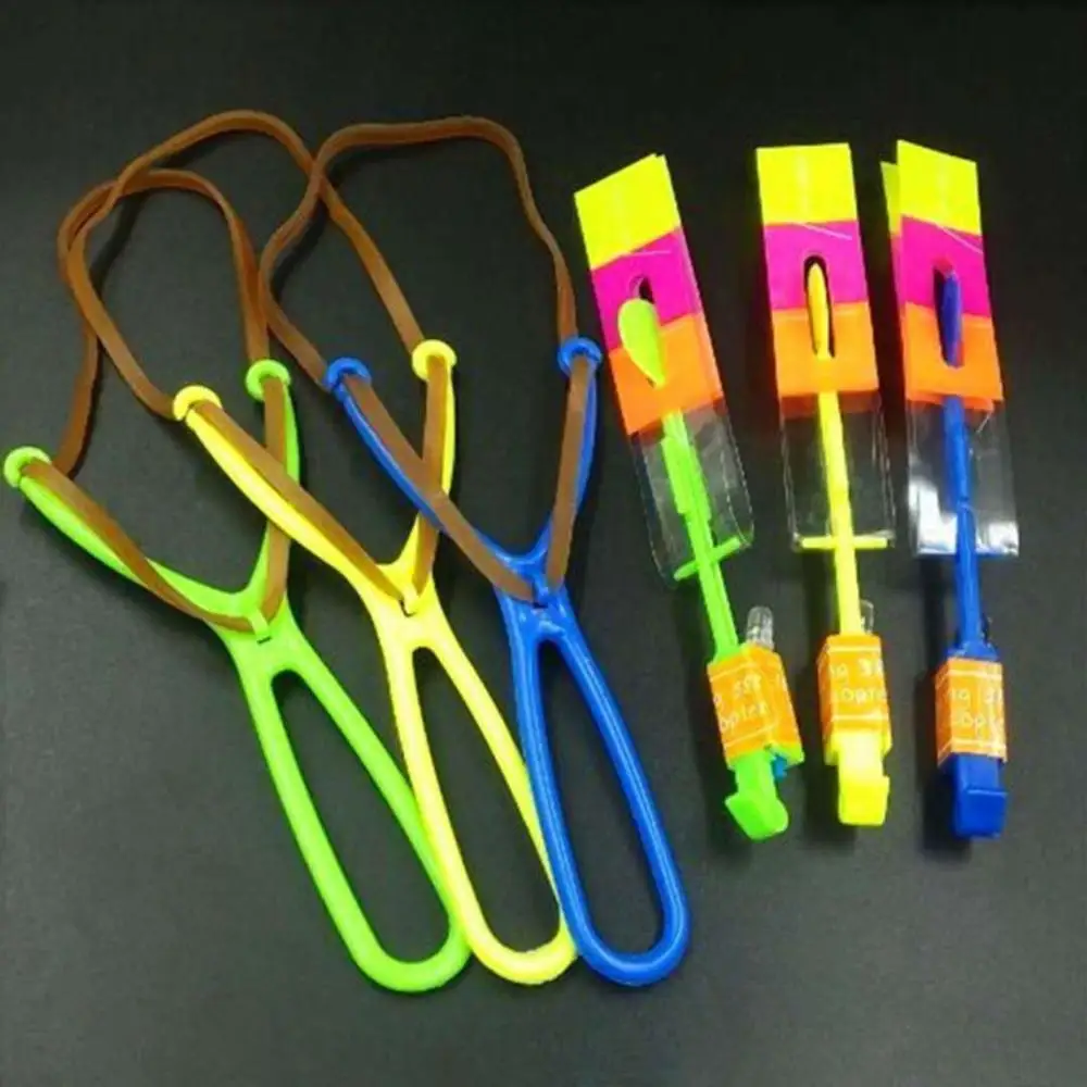 

Huilong Special Offer Flying Arrow Flying Fairy Fairy Slingshot Catapult Blue Light Flying Sword Outdoor Flash Children's Toys