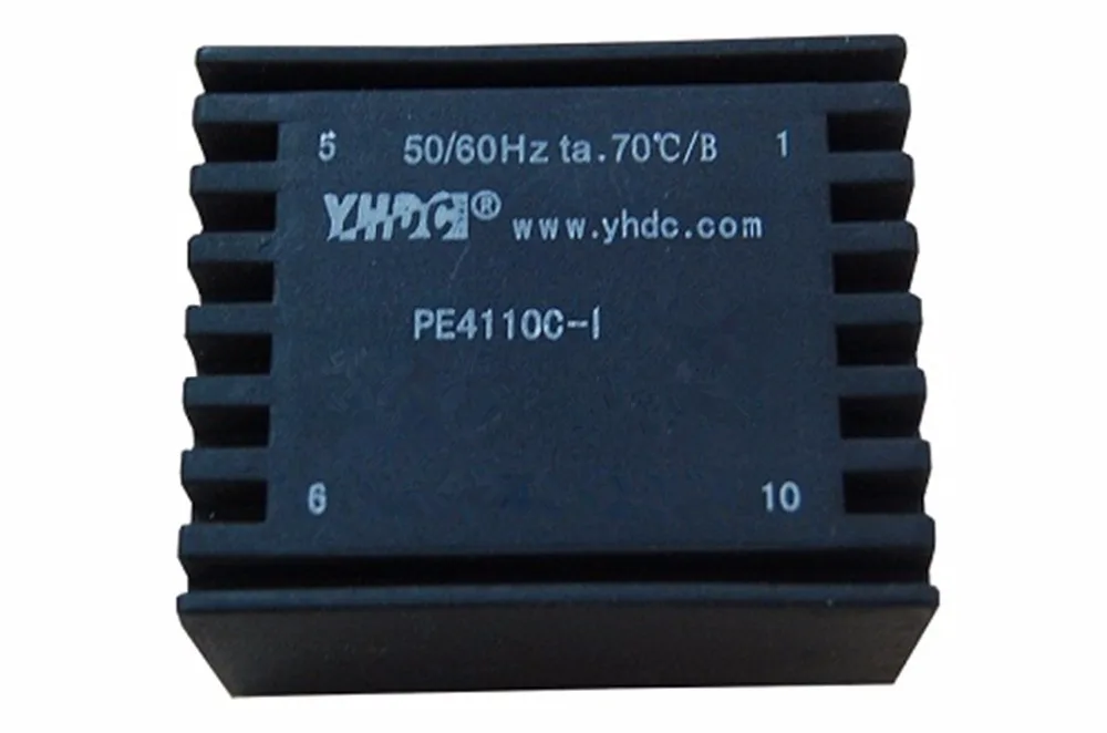 

YHDC PE4110C-I Power 3VA Input voltage 220V Output 2*6V Encapsulated Transformer PCB Welding isolation Transformer