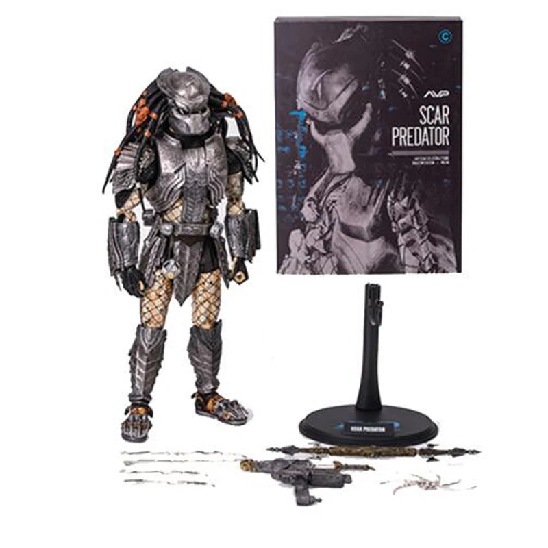 

AVP Scar Predator MMS190 Action Figures Model C 1/6 Scale Pre-Painted Toys 32cm
