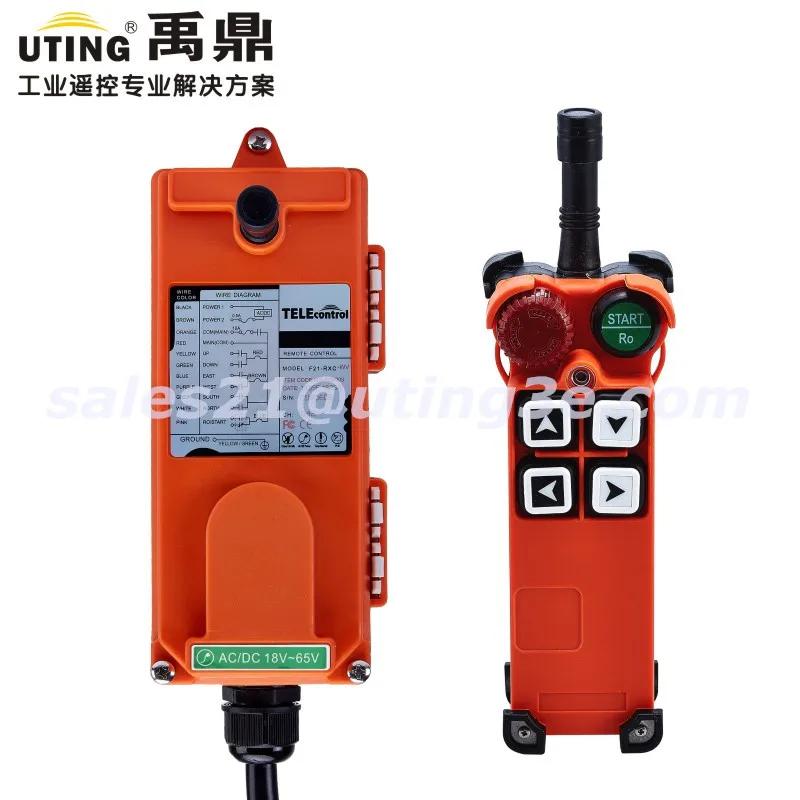 

F21-4S industrial wireless universal radio remote control for overhead crane AC/DC Hoist Crane Controller