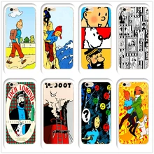 The Adventures of Tintin Anti-war phone Case Cover for Hard Transparen for iPhone 11 Pro Max 6 7 8plus 5S 5 4s 4 X XS XR XSMax the adventures of tintin the shooting star