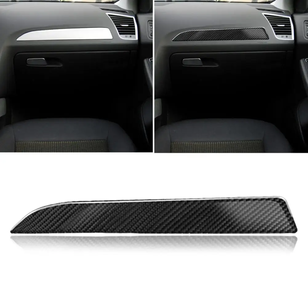

Carbon Fiber Car Console Control Upper Sticker Interior Decor for Audi A4 A5 B8 Carbon Fiber