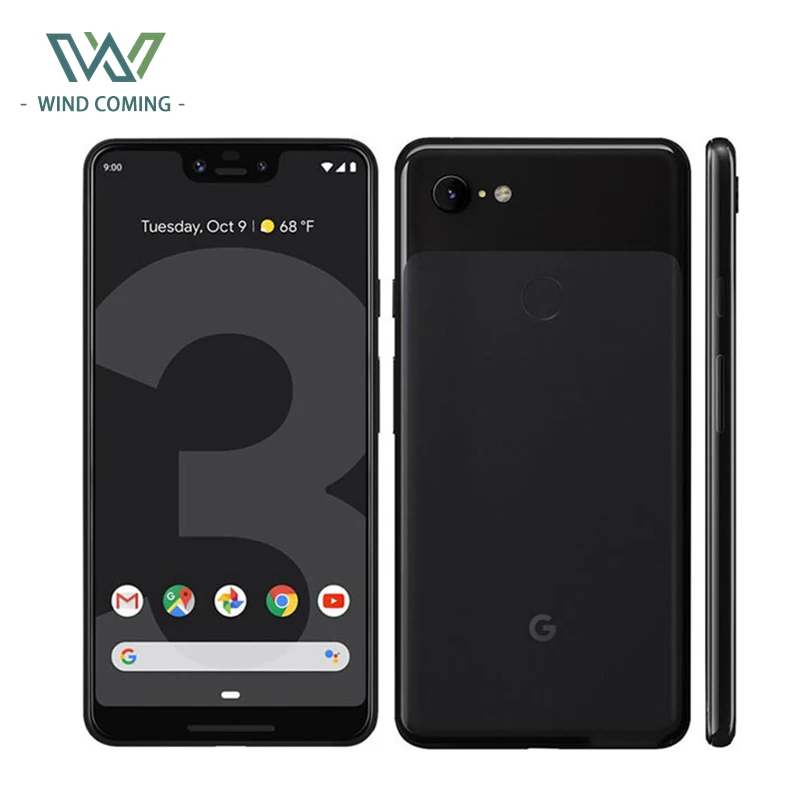 Оригинальный смартфон Google Pixel 3 XL восемь ядер экран 6 дюйма Snapdragon 845 4 Гб ОЗУ 64 ПЗУ