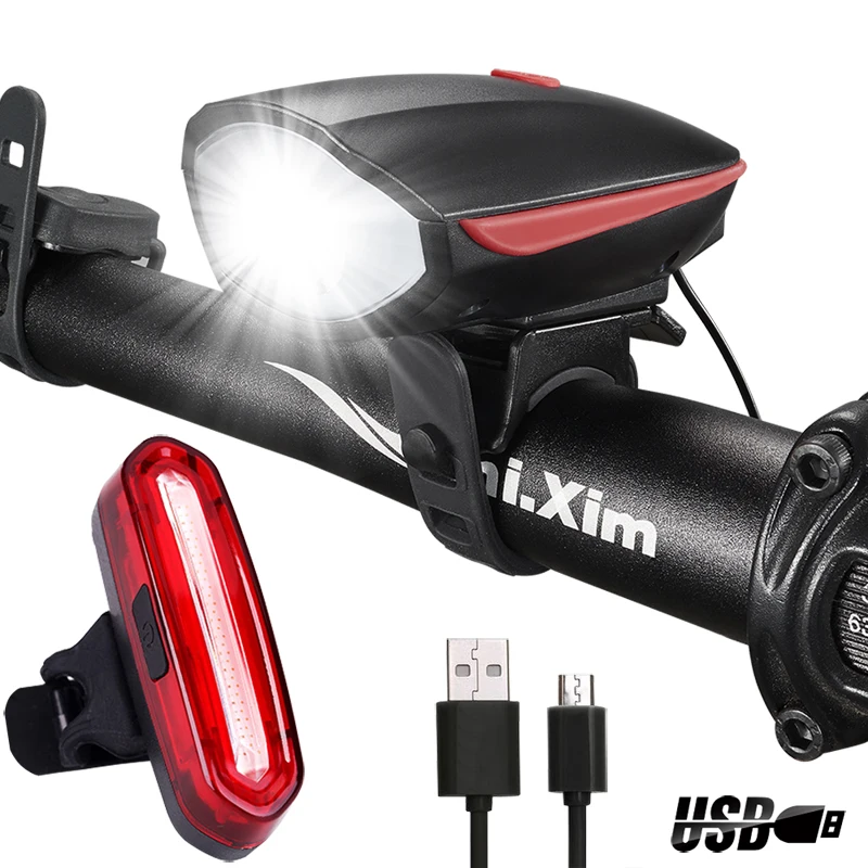 AOXIN front bike light USB charger luz trasera bicicleta bicicletas