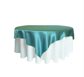 

228*228cm Wedding Party Events Rectangular Table Cloth Satin Fabric Tablecloth Banquet Decorations table cover home DIY textile