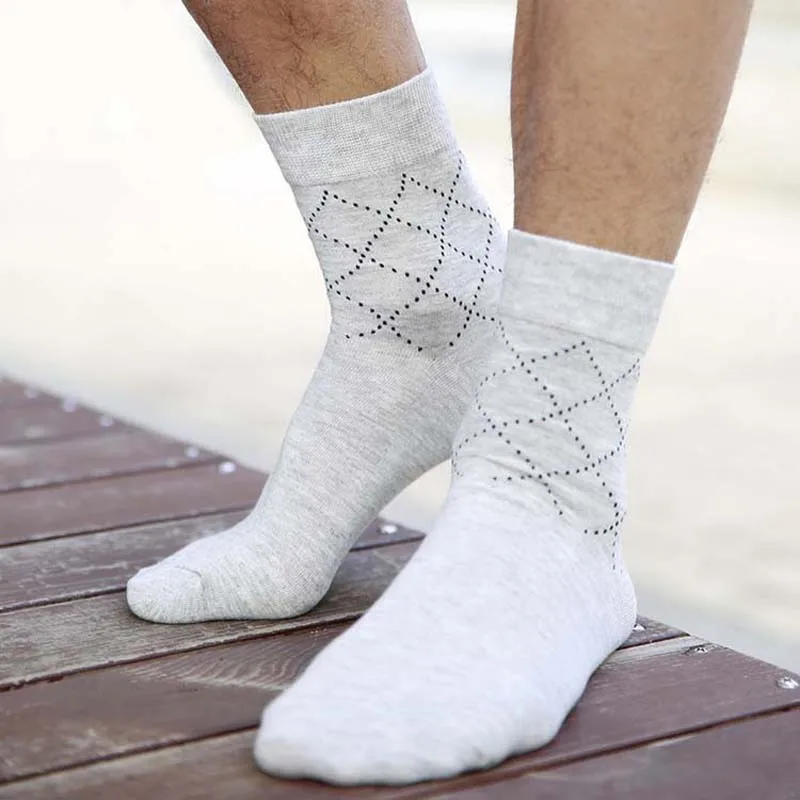 High Quality 100 Cotton Men Business Socks Summer 2017 Casual Socken