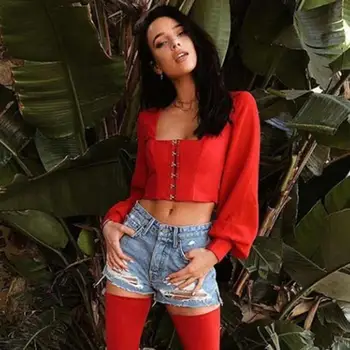 Summer Sexy Women Long Sleeve Slim Solid Color Crop Tops 2018 Fashion Full Sleeve Boat Neck Casual Sexy T-shirt Short Clothes Summer Sexy Women Long Sleeve Slim Solid Color Crop Tops 2018 Fashion Full Sleeve Boat Neck Casual Sexy T-shirt Short Clothes
