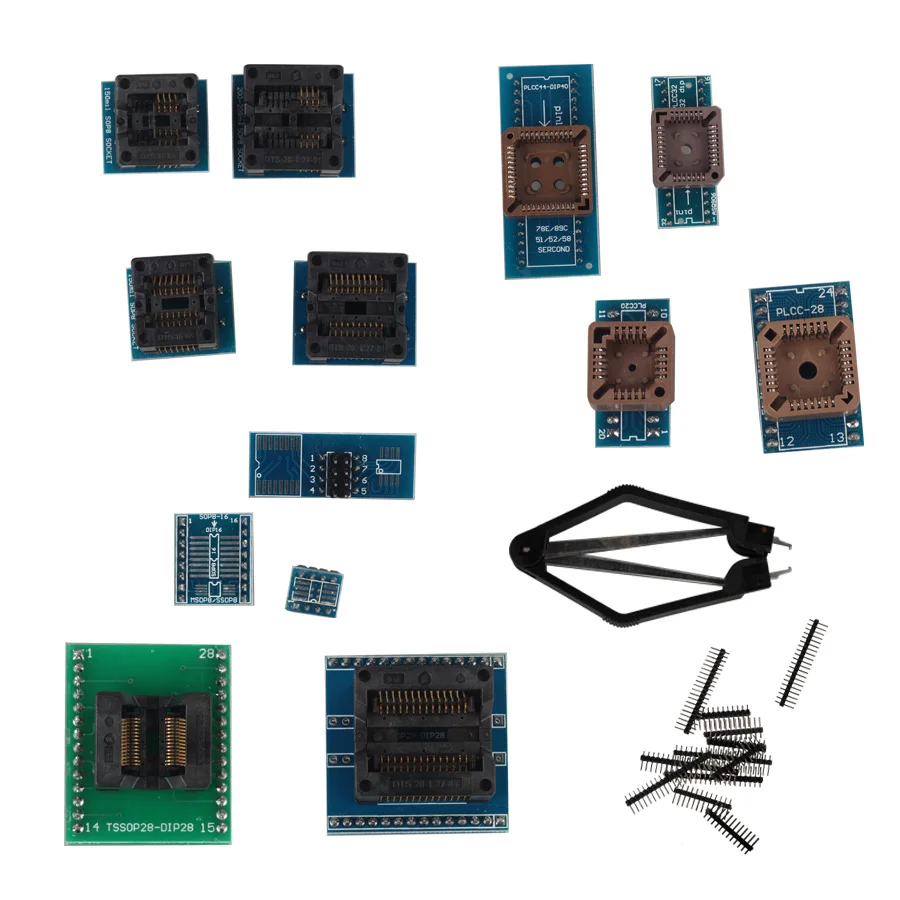Полный набор 21 шт гнездо адаптеры для супер Mini Pro TL866A/TL866CS EEPROM программист|full set|eeprom