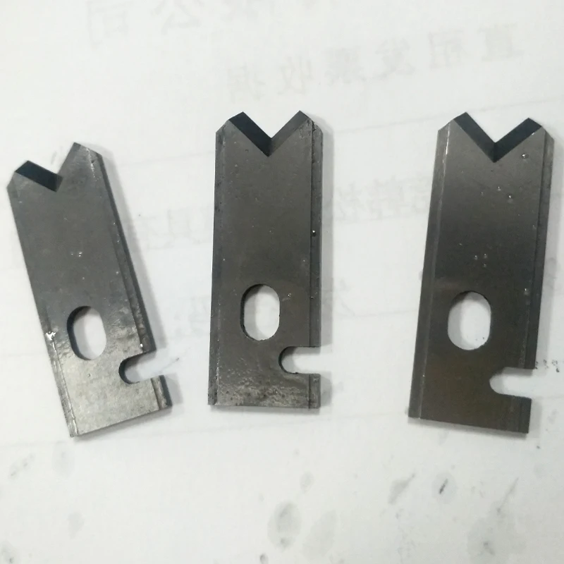 

2pcs/set Steel Knife Blade for Wire Stripping Peeling Cutting Machine Customize Blade Accept