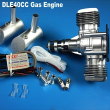 Дле 2 тактный двигатель DLE40CC бензиновый двигатель Twin двигателя для RC модель самолета