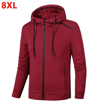 

Spring new hooded plus size Men's Cardigan spring and autumn large size casual new coat