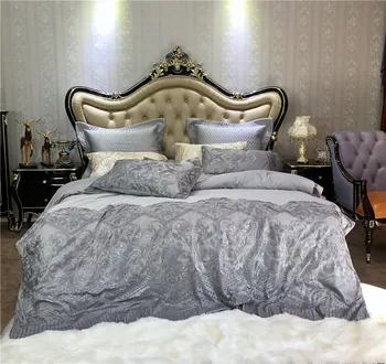 

Delicate Luxury Lace Duvet cover Pillow shams Egyptian Cotton Pink Cream Wedding Bedding set 4/7-Pcs King Queen size Bed sheet