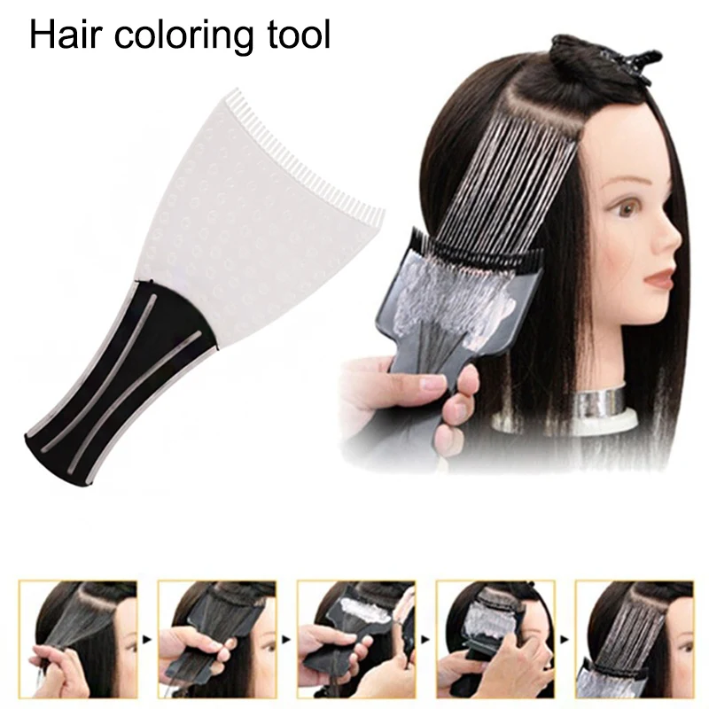 

2018 Fashion Professional Hairdressing Hair Brush Applicator Salon Distribution Hair Coloring Board Dyeing Pick Color