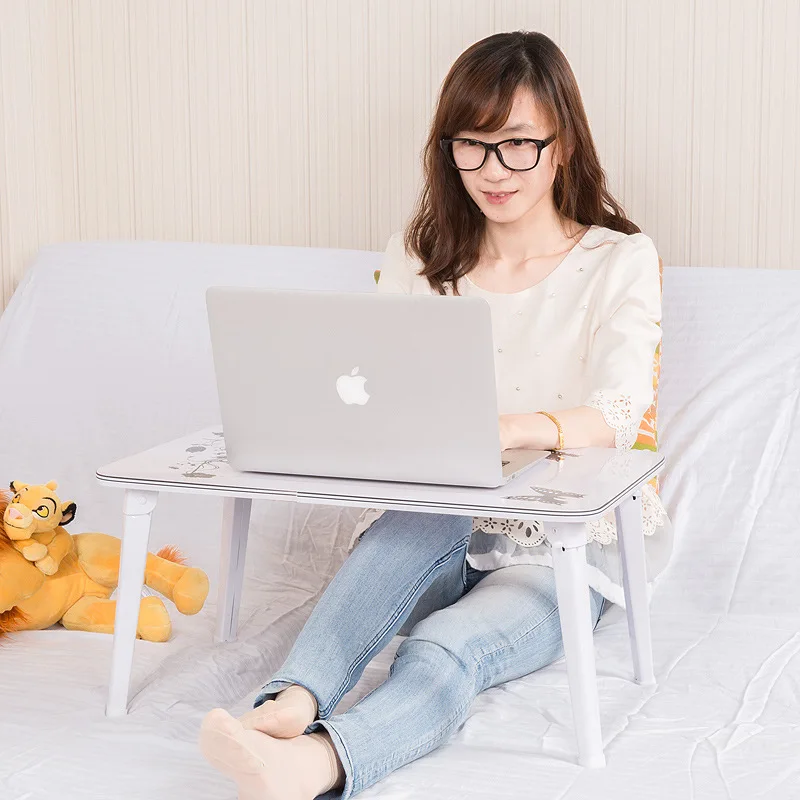 كسول لاب توب للبيت طاولة السرير متعدد الوظائف طاولة قابلة للطي محمولة مكتب الكمبيوتر ipad الجدول مكتب طاولة كتابة قوائم مكتب