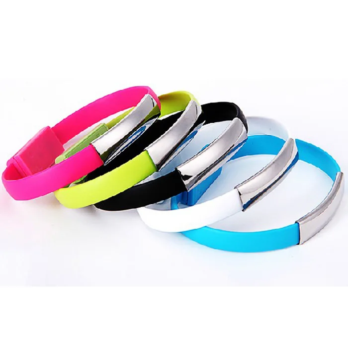 Wholesale 1000 Pcs Mobile Phone Cable Data Line Charging Cable for IPhone 6 6S 6 Plug Hand Ring Bracelet Data Noodle Cable