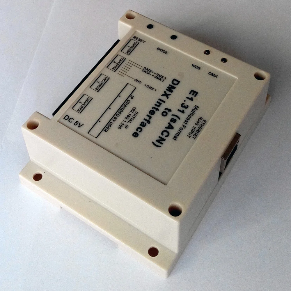 

Free ship For LOR Light-O-Rama, E1.31 (sACN) to DMX Interface / Bridge, DMX512 over ethernet, total 4 DMX512 Universes output