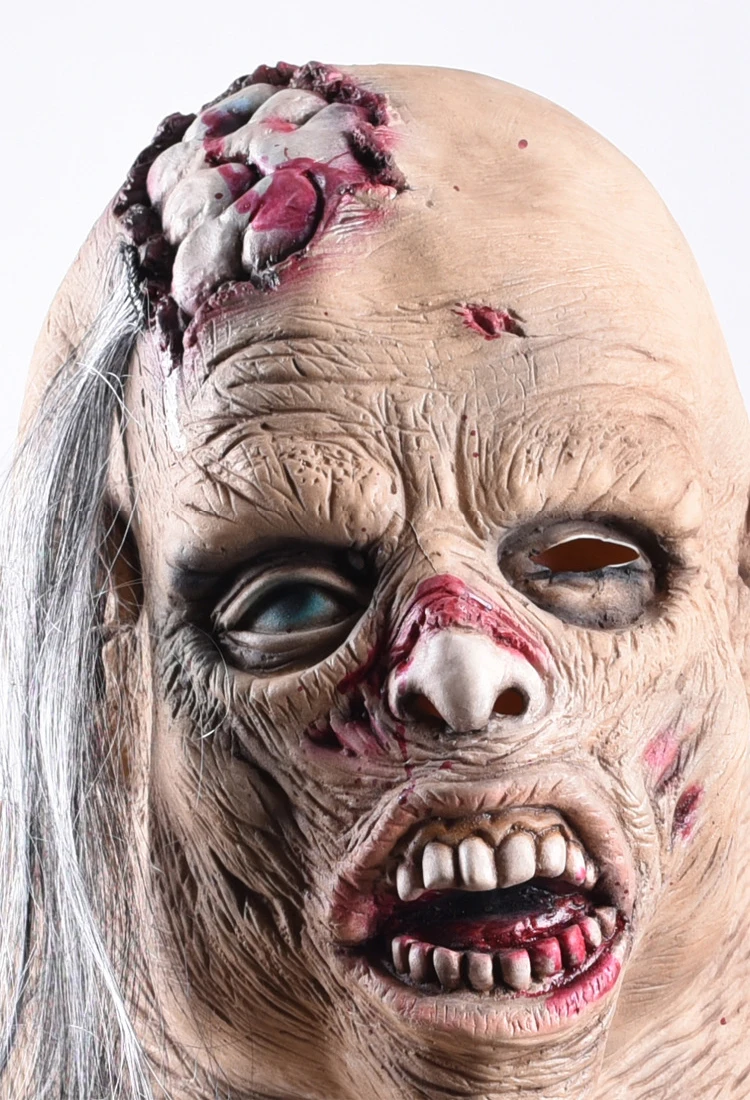 Хэллоуин маска монстра пугать людей шалость ужасная маска Костюмированная вечеринка косплей маска на Хэллоуин вечеринку пугать украшение гнить лицо