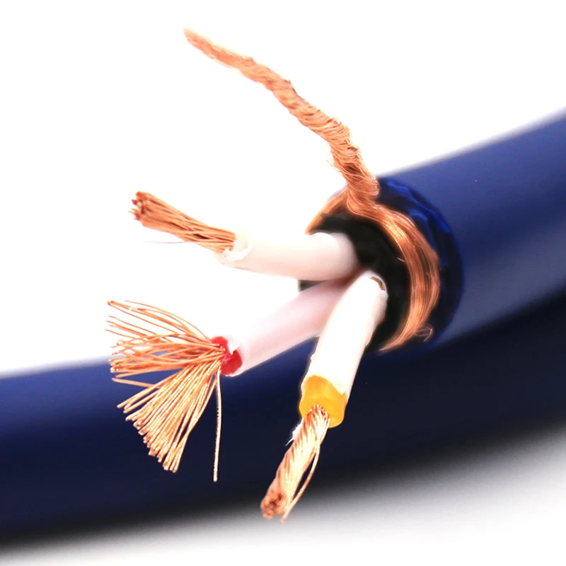 

Free shipping OFC Copper power cable sold per meter hifi power cable End AC Power Cable