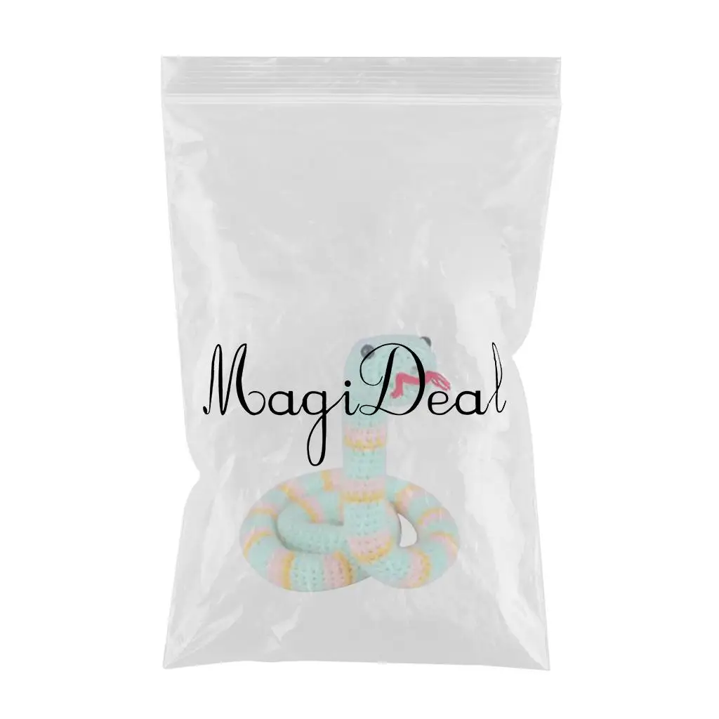 Cartoon Snake Crochet Doll Kit for Adults Beginners Learn to Knitting Stuffed Toy