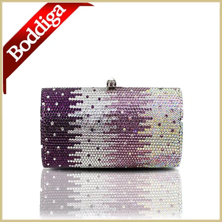 plum evening bag