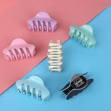 1 шт. корейские модные женские большие заколки для волос простые яркие цвета Акриловые зажимы для волос аксессуары для дизайна волос инструмент для укладки волос