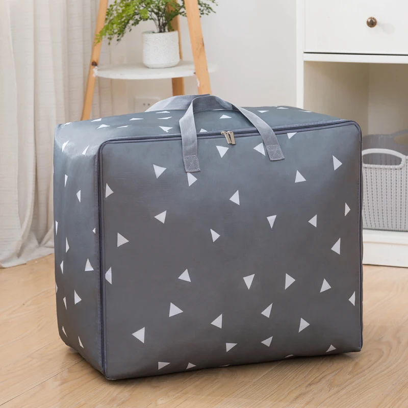 

Large Capacity Closet Organizer Oxford Storage Bag For Clothing Blanket Quilt Kids Toy Organizer Bag Folding Moistureproof Bags