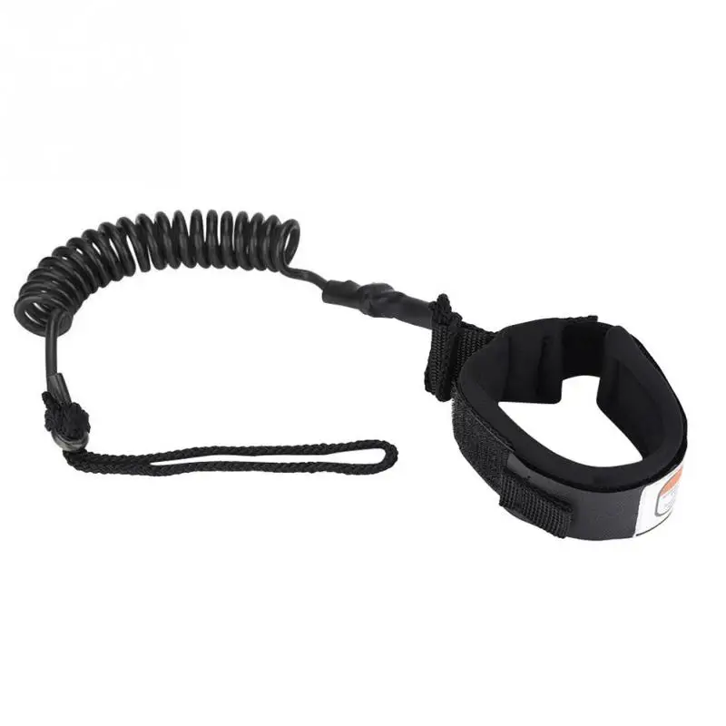 

5mm Surfing Leash Stand Up Paddle Rope Surfing Board Coiled Ankle Spring Leg Foot Rope for Surfboard